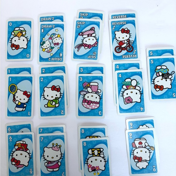 Hello Kitty Uno Card Game 2006 Collector's Edition Logo Case Sanrio Sababa Rare - Picture 10 of 14